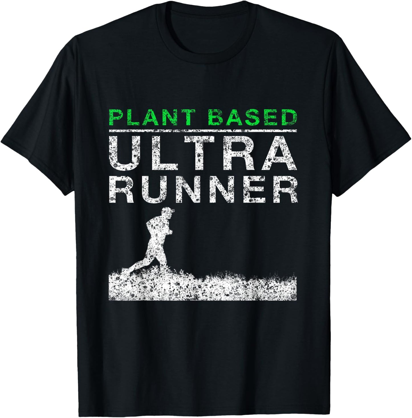 Plant Based Ultra Runner T-Shirt - T-Shirt | Black