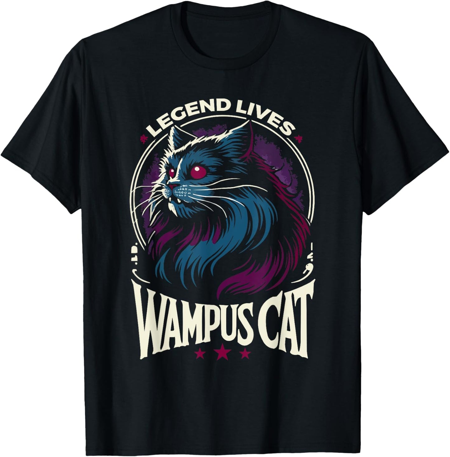 Wampus Cat American Folklore Cryptozoology Cryptid Women T-Shirt - T-Shirt | Black