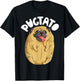 Pugtato Pug Potato Shirt Dog Lovers Costume Funny Meme Gifts T-Shirt - T-Shirt | Black