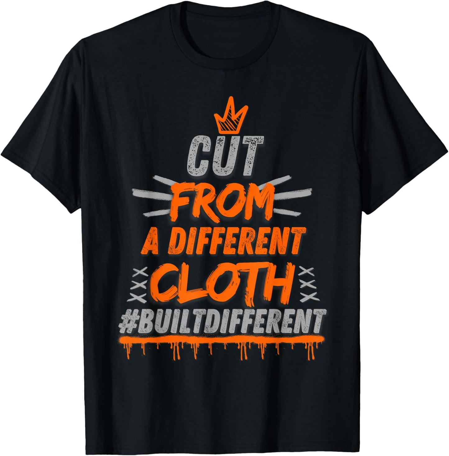 Olive Army Solar Orange Color Match T-Shirt - T-Shirt | Black