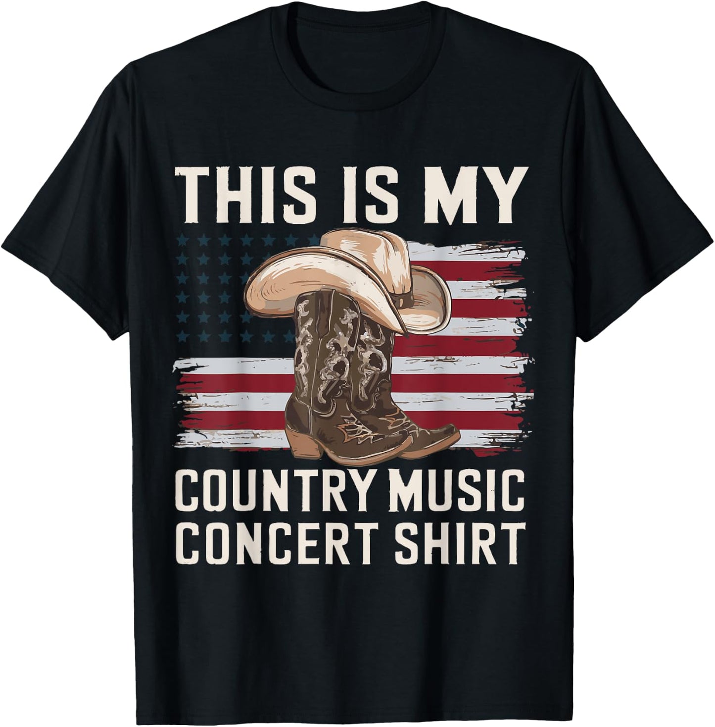 This Is My Country Concert T-Shirt - T-Shirt | Black