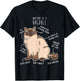 Ragdoll Cat Anatomy, Funny Cute Pet Mom Dad, Seal Point T-Shirt - T-Shirt | Black