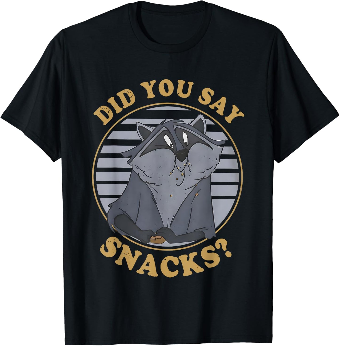 Did You Say Snacks Funny T-Shirt - T-Shirt | Black