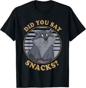 Did You Say Snacks Funny T-Shirt - T-Shirt | Black