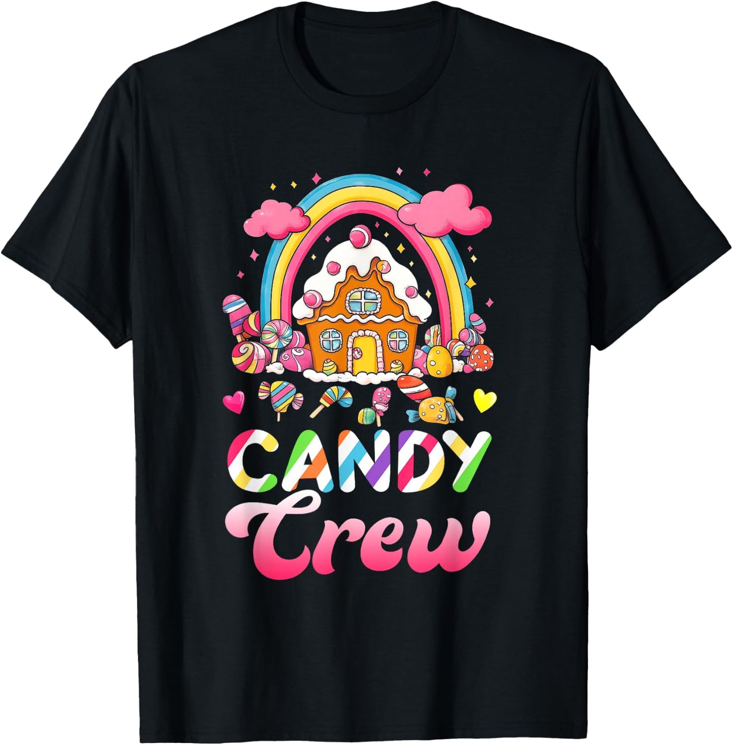 Candy Costume Candy Crew Decorations Sweetie Candy Squad T-Shirt - T-Shirt | Black