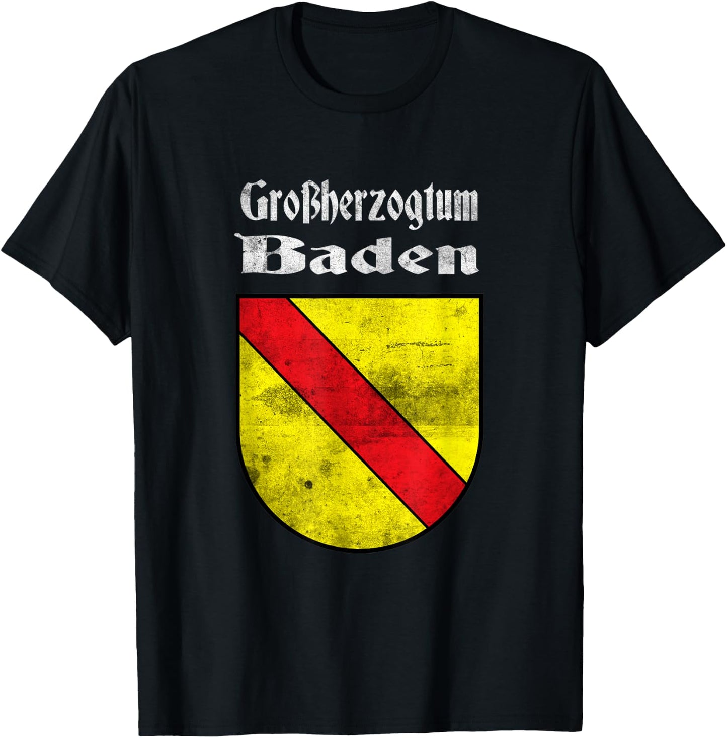 Great Duke Baden Württemberg Flag Badian T-Shirt - T-Shirt | Black