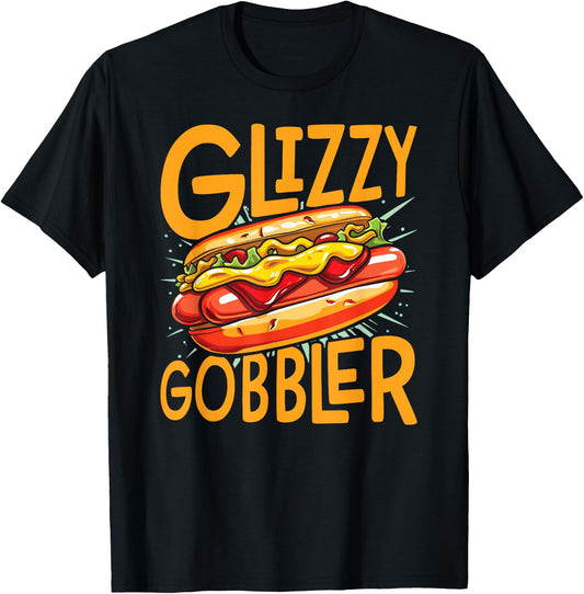 Funny HotDog Glizzy Gobbler Number One Glizzy T-Shirt - T-Shirt | Black