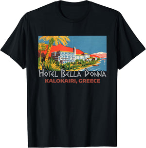 Mamma Musical Bella Donna Kalokairi Greek Island T-Shirt - T-Shirt | Black