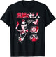Attack on Titan Titan Transformation Watercolor Anime T-Shirt - T-Shirt | Black