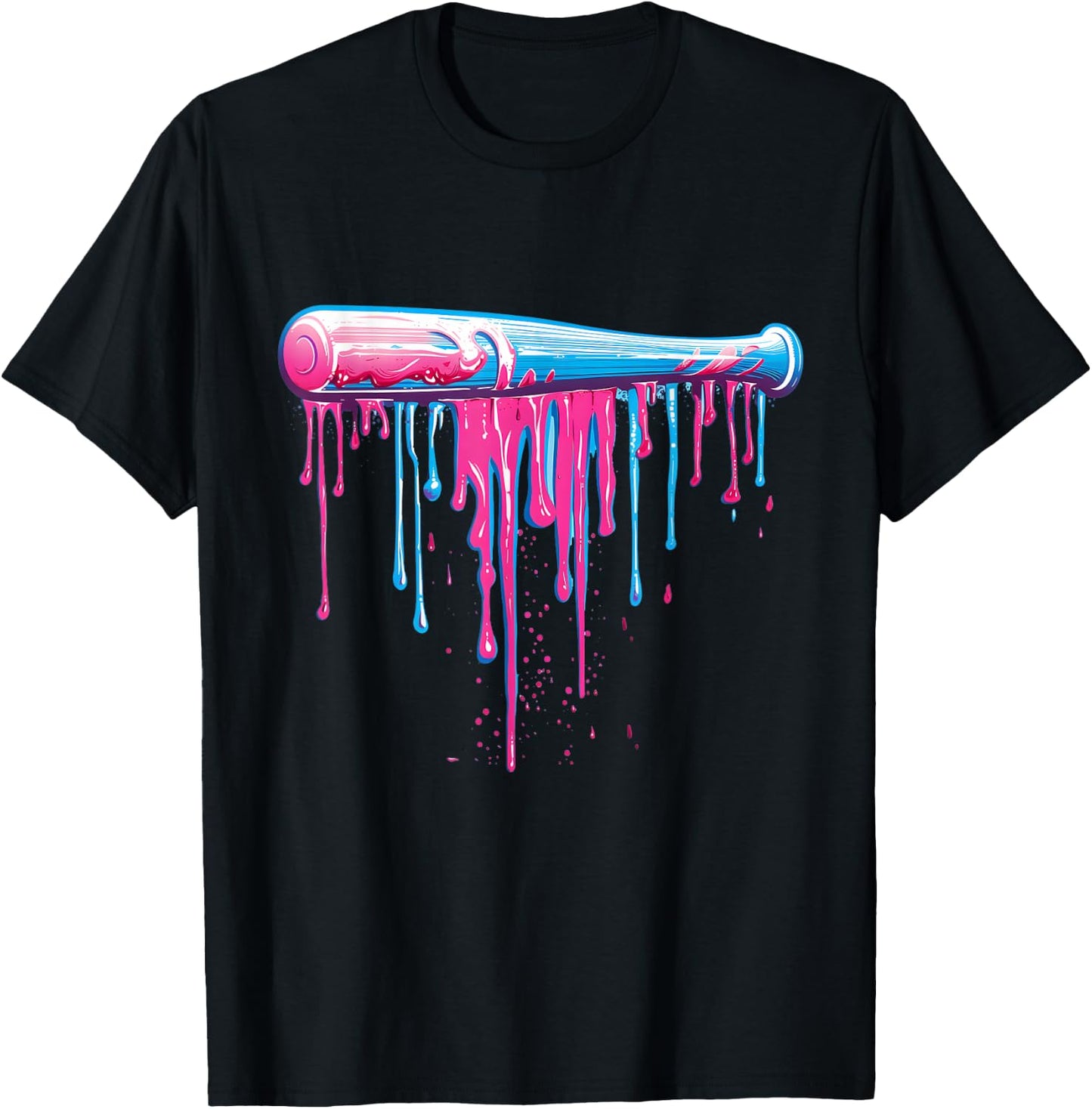 Baseball Bat with Sprinkles Drip Boys T-Shirt - T-Shirt | Black