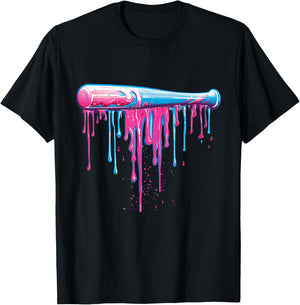 Baseball Bat with Sprinkles Drip Boys T-Shirt - T-Shirt | Black