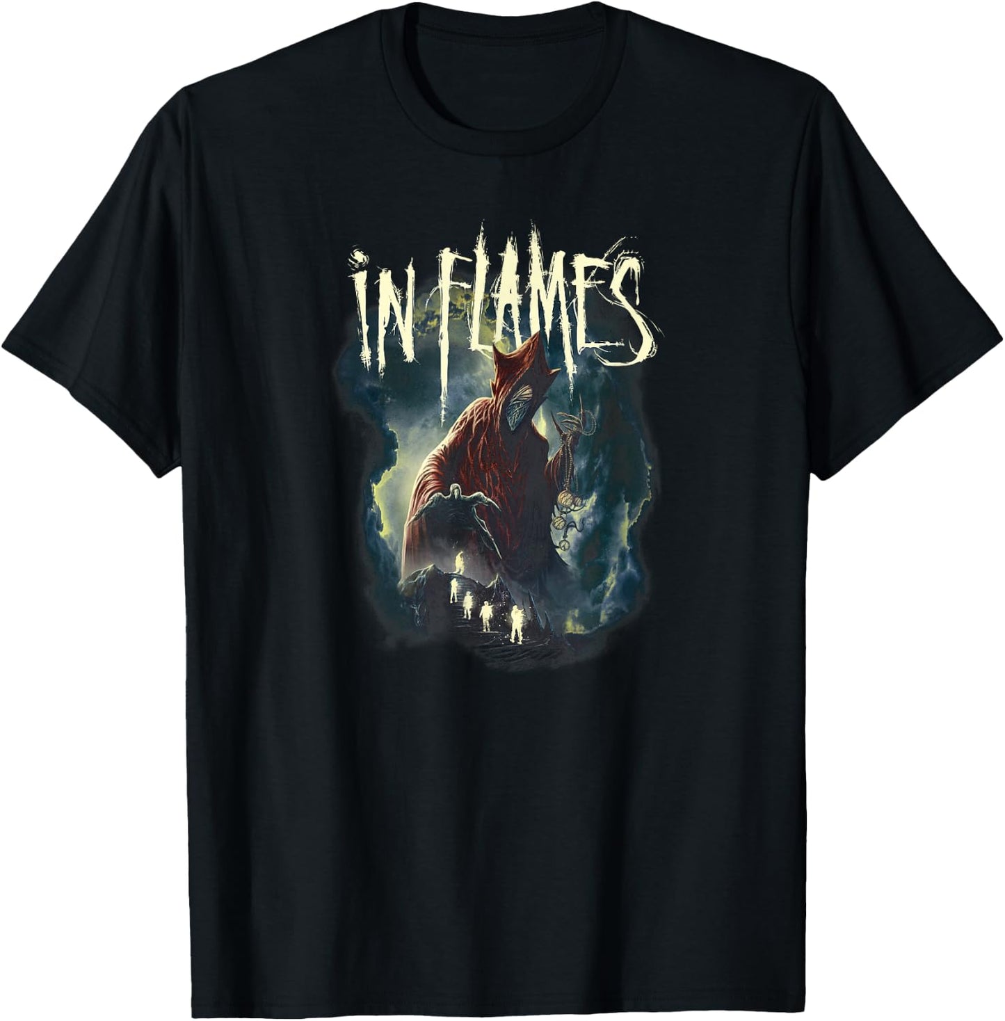 In Flames Foregone Cover , Small, Black T-Shirt - T-Shirt | Black
