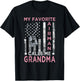 My Favorite Airman Calls Me Grandma Airman Graduation T-Shirt - T-Shirt | Black