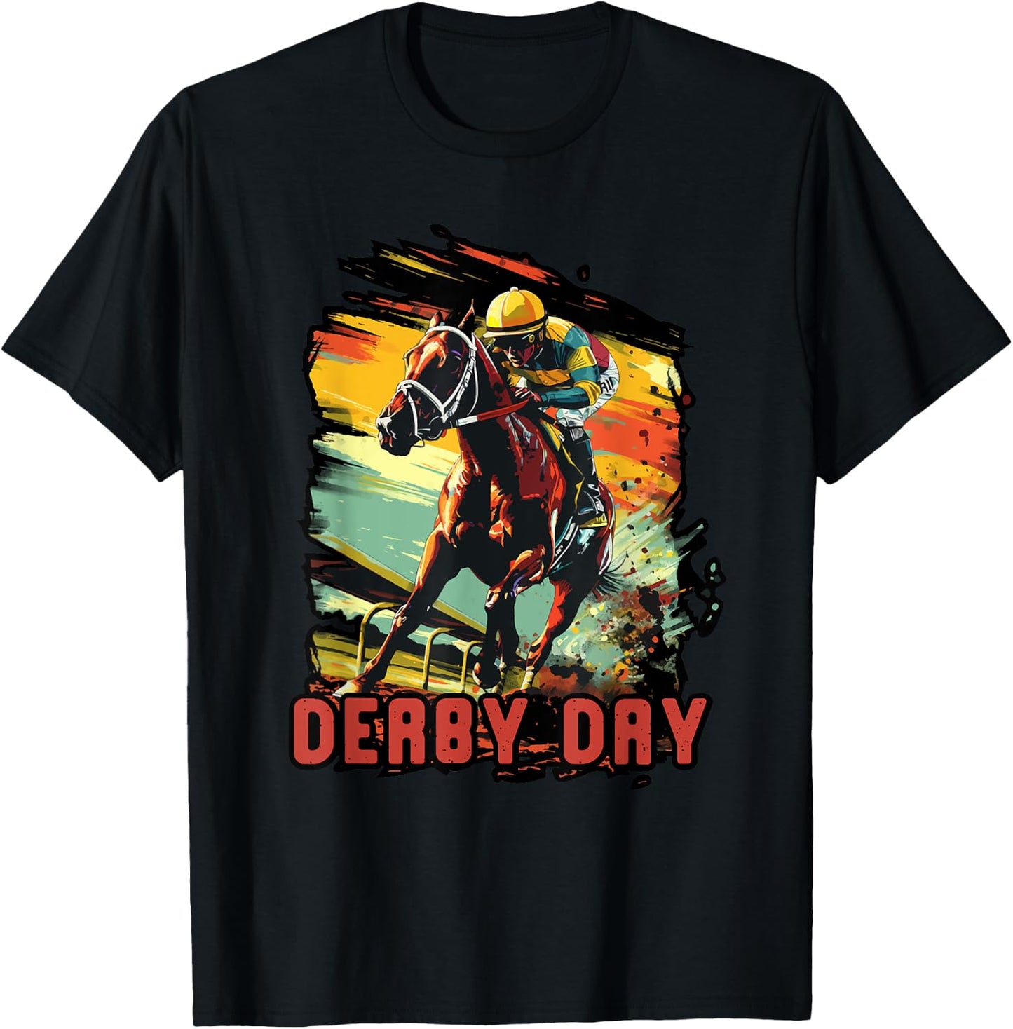 Elegant derby racing day KY Horse Racing Spectacle T-Shirt - T-Shirt | Black