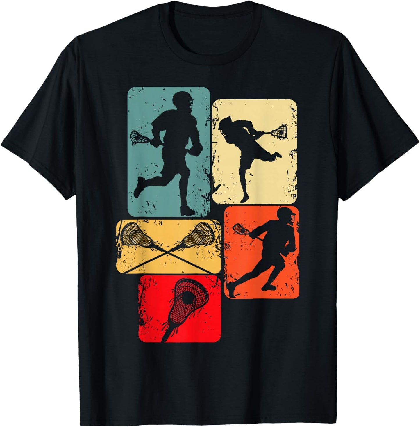 Lacrosse Boys Kids Men Youth T-Shirt - T-Shirt | Black