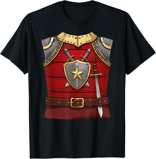 Knight Halloween Costume T-Shirt - T-Shirt | Black
