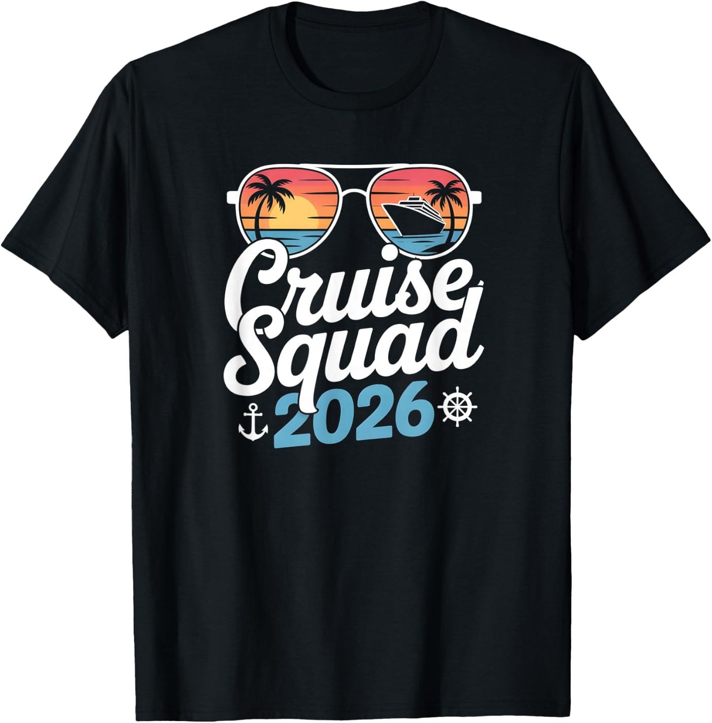 Cruise Squad 2026 Summer Vacation Matching Family Cruise T-Shirt - T-Shirt | Black