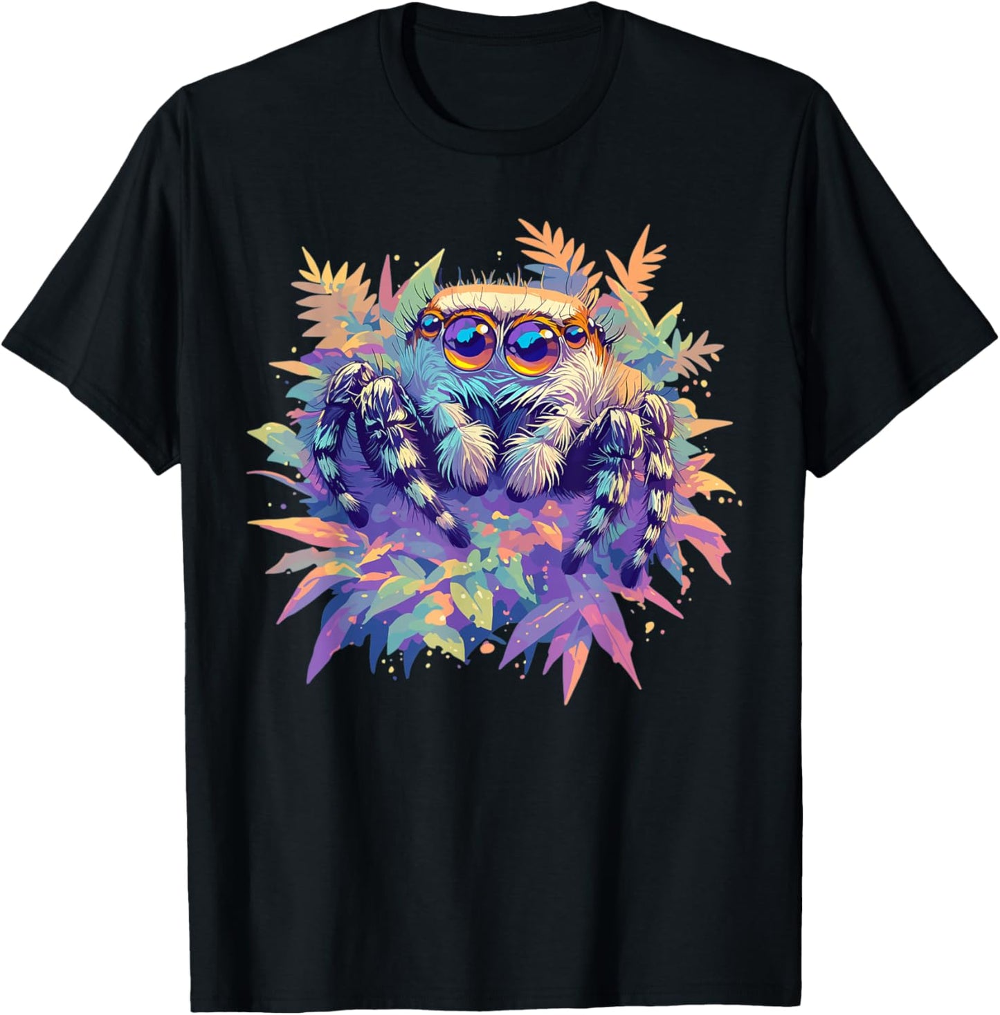 Jumping Spiders Jumping Spider T-Shirt - T-Shirt | Black