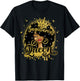 Sagittarius Queen Afro Natural Hair Girl Black Woman Zodiac T-Shirt - T-Shirt | Black