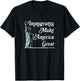 Statue of Liberty Immigrants Make America Great Shirt T-Shirt - T-Shirt | Black