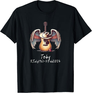 Toby Wings Guitar Red Cup T-Shirt - T-Shirt | Black