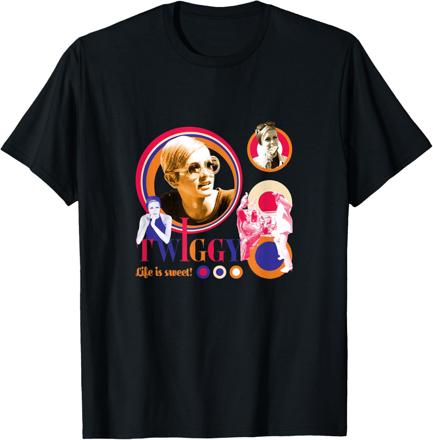 Twiggy_003 T-Shirt - T-Shirt | Black
