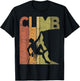 Climber Vintage Rock Climbing Retro Bouldering Climber T-Shirt - T-Shirt | Black