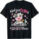 Kids Holy Cow I'm Seven 7 Years Old 7th Birthday Boy Girl T-Shirt - T-Shirt | Black
