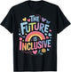 The Future is Inclusive Rainbow Pride Toddler LGBTQ T-Shirt - T-Shirt | Black