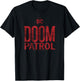 Doom Patrol Main Title Logo T-Shirt - T-Shirt | Black