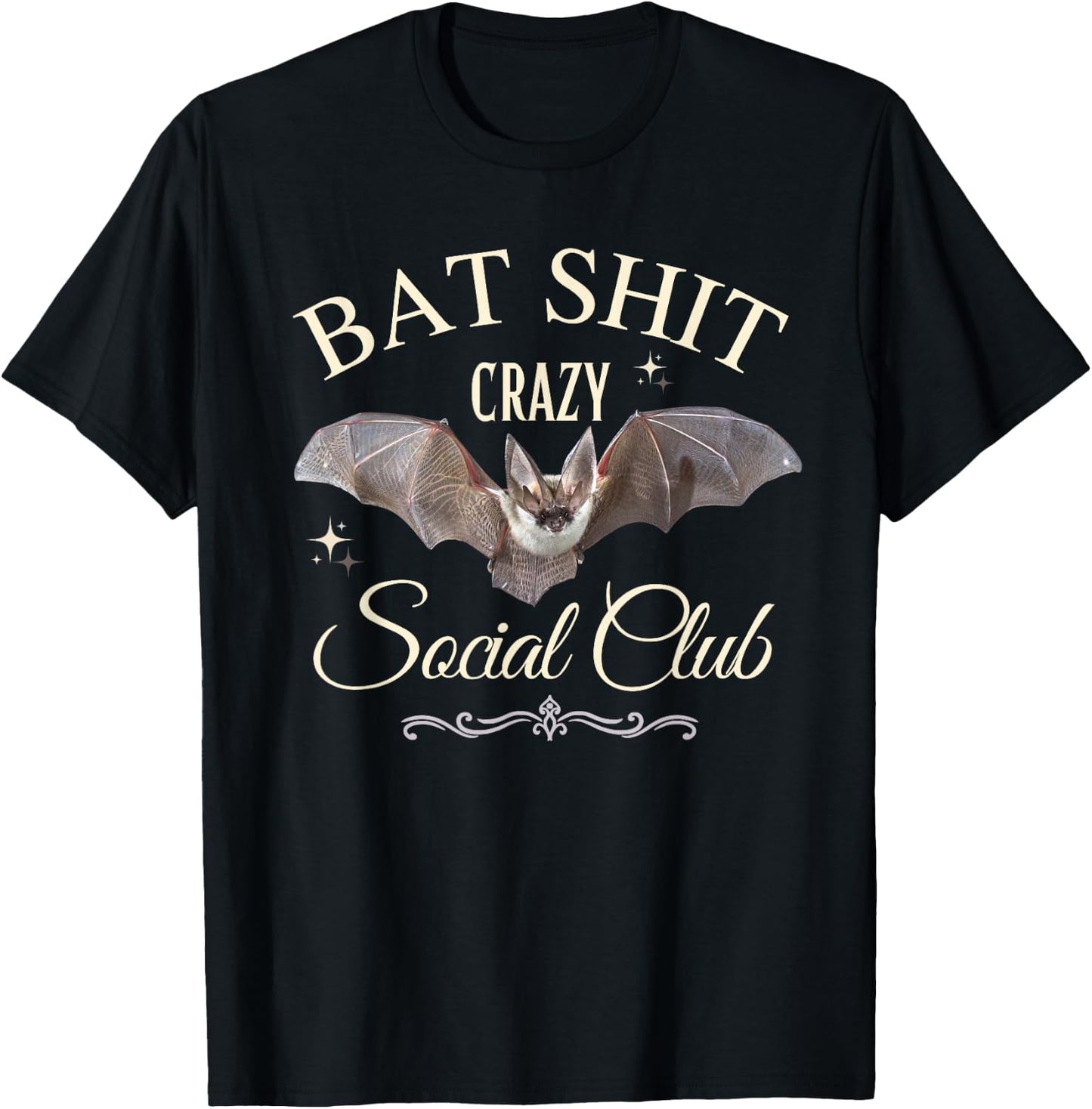 Bat Shit Crazy Social Club T-Shirt - T-Shirt | Black