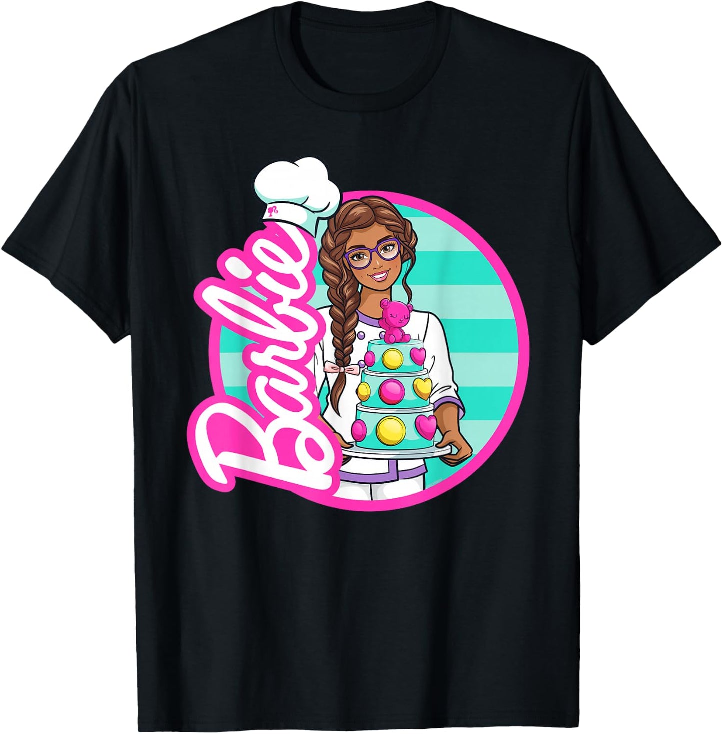 Barbie - Dessert Delight Pastry Chef T-Shirt - T-Shirt | Black