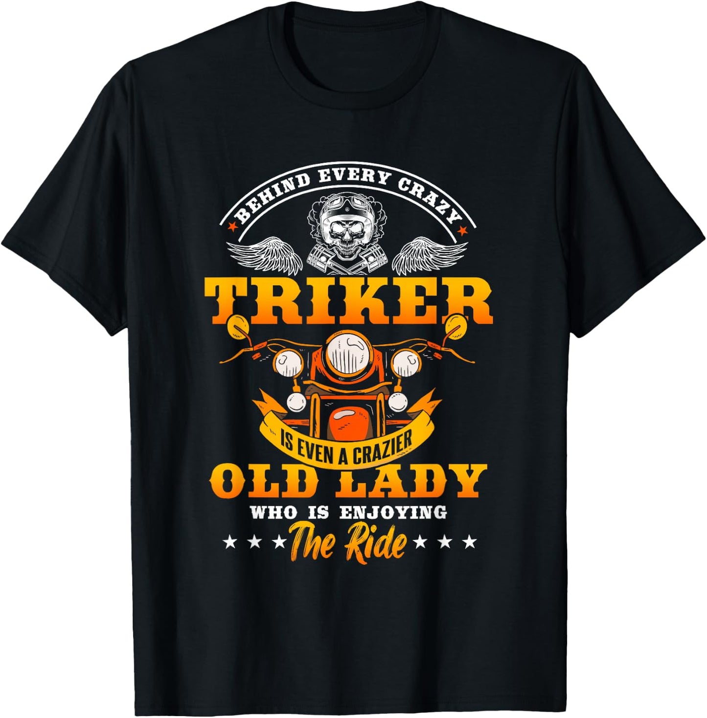 Triker and Gift Trike Grandma and Grandpa Small T-Shirt - T-Shirt | Black