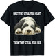 Old English Sheepdog Sleeping Pajamas Nightgown T-Shirt - T-Shirt | Black