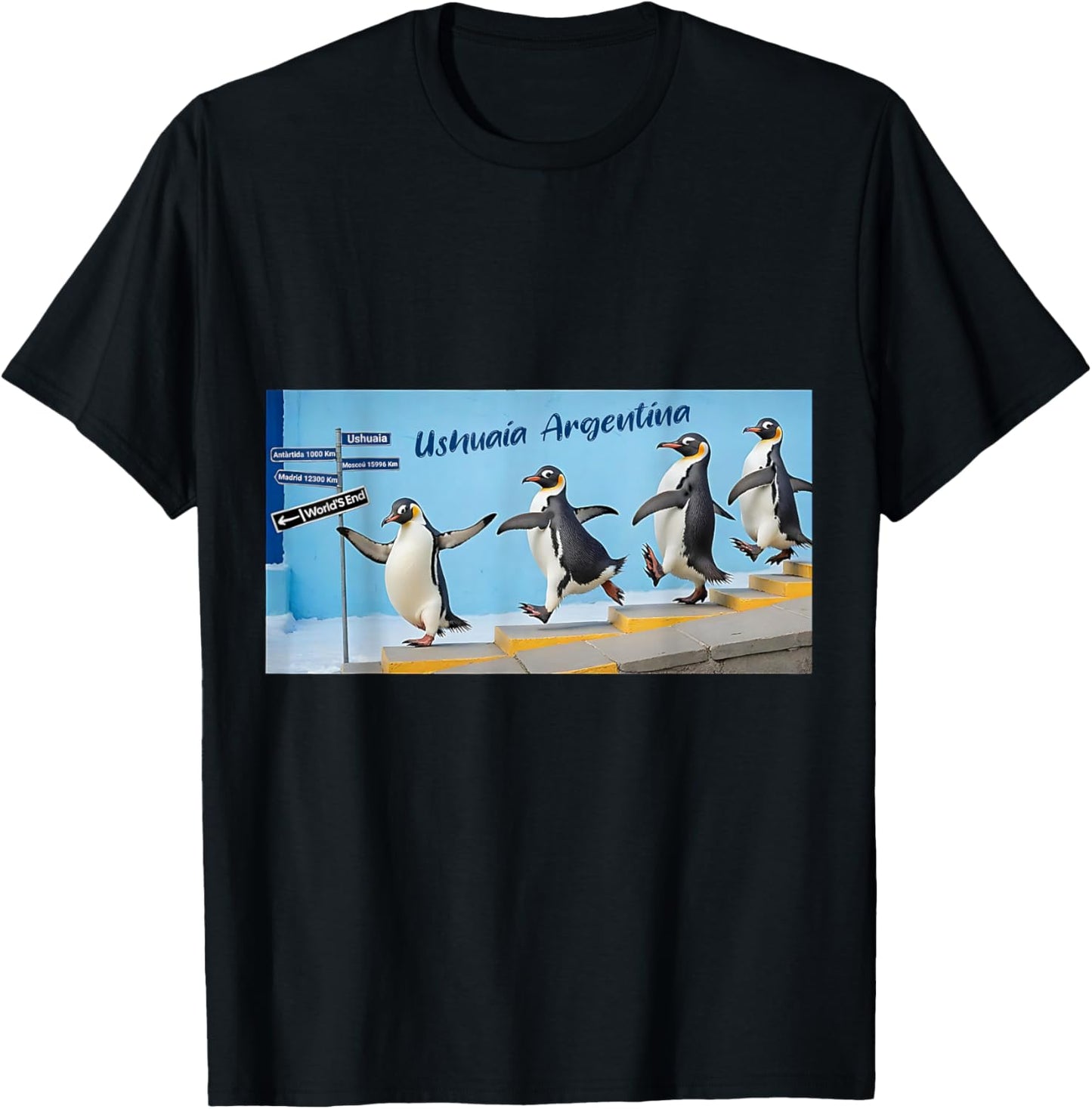 Ushuaia Tierra De Fuego Argentina T-Shirt - T-Shirt | Black