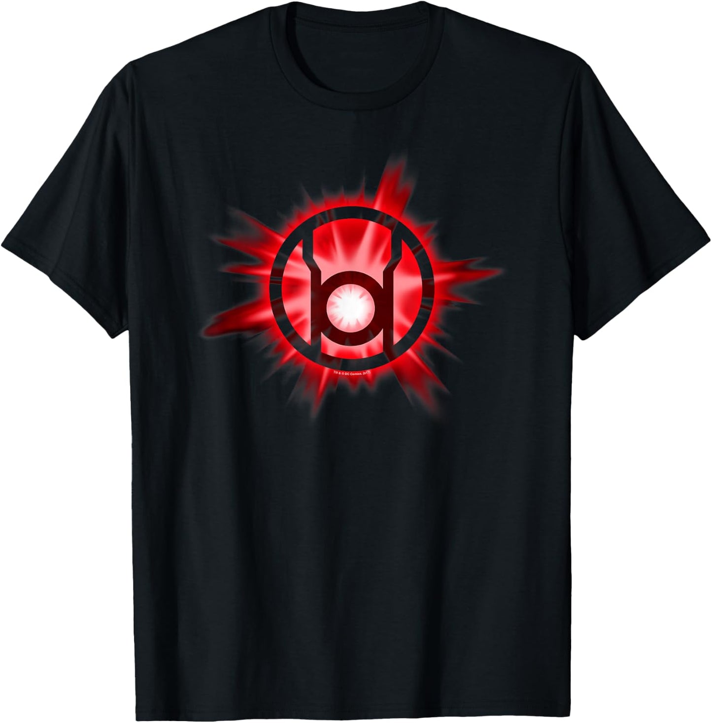 Green Lantern Red Glow T-Shirt - T-Shirt | Black
