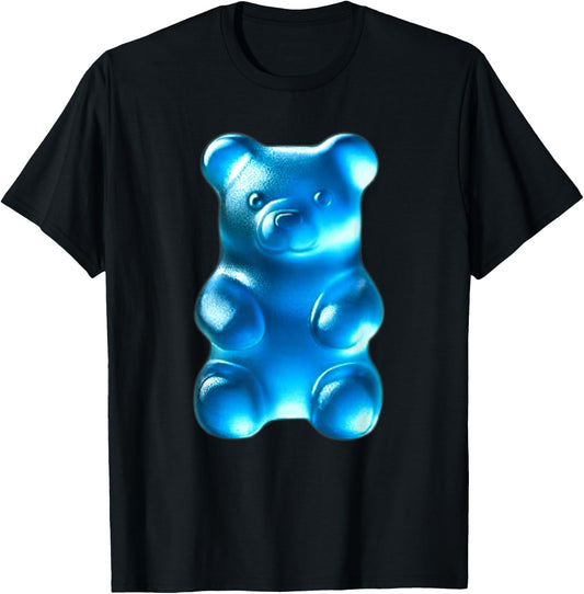 Blue Gummy Bear T-Shirt - T-Shirt | Black