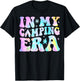 Groovy In My Camping Era Camper T-Shirt - T-Shirt | Black