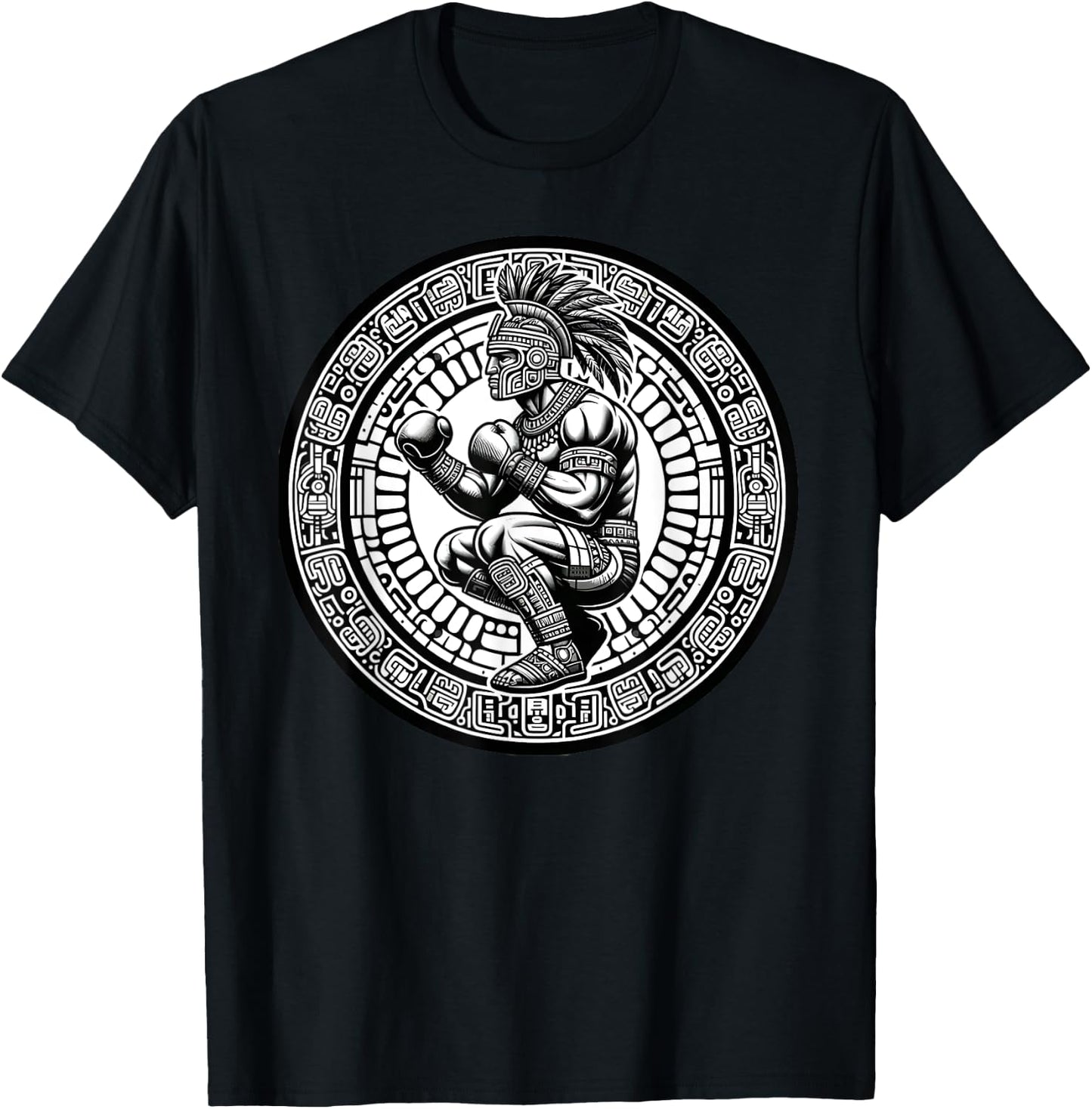 Boxing Mexico Funny Mexican Vintage Style Boxing Mexico Men T-Shirt - T-Shirt | Black
