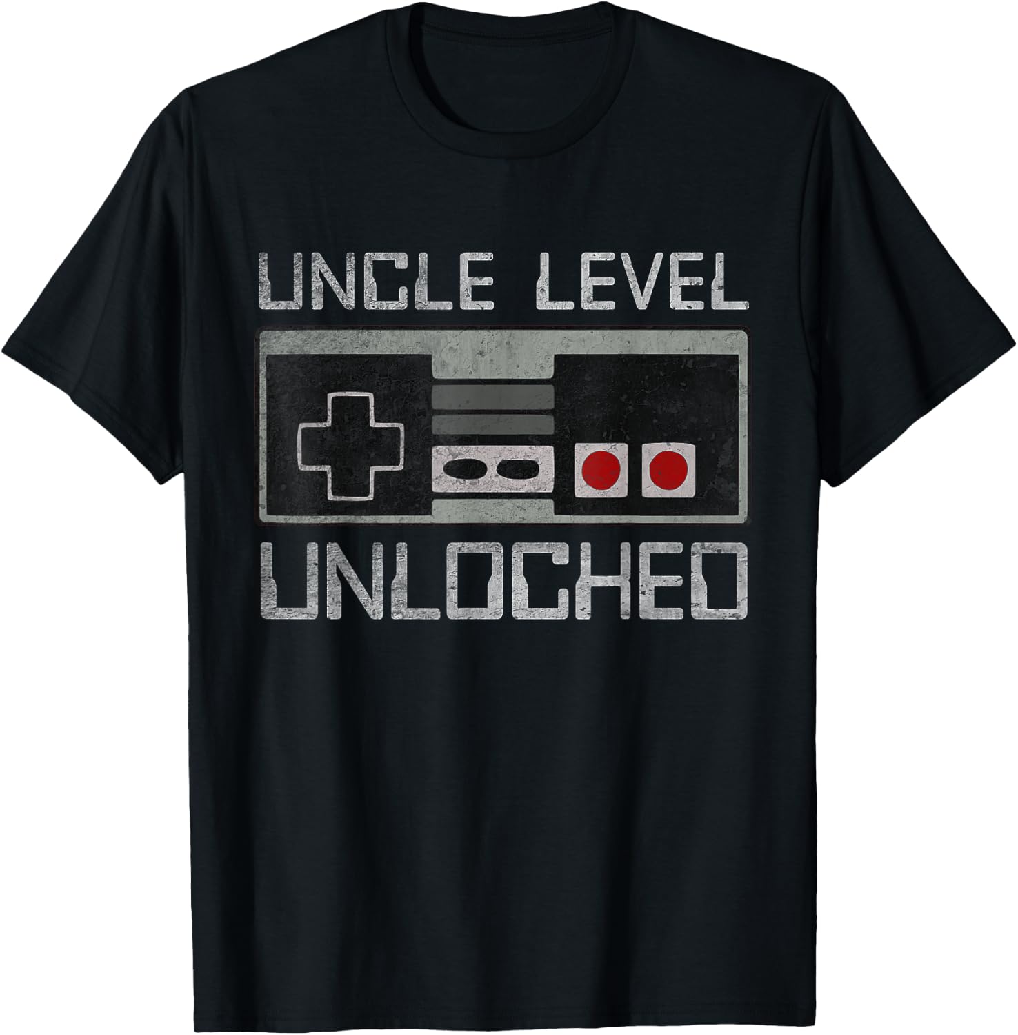 Pregnancy Announcement Uncle Level Unlocked First Time New T-Shirt - T-Shirt | Black