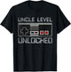Pregnancy Announcement Uncle Level Unlocked First Time New T-Shirt - T-Shirt | Black