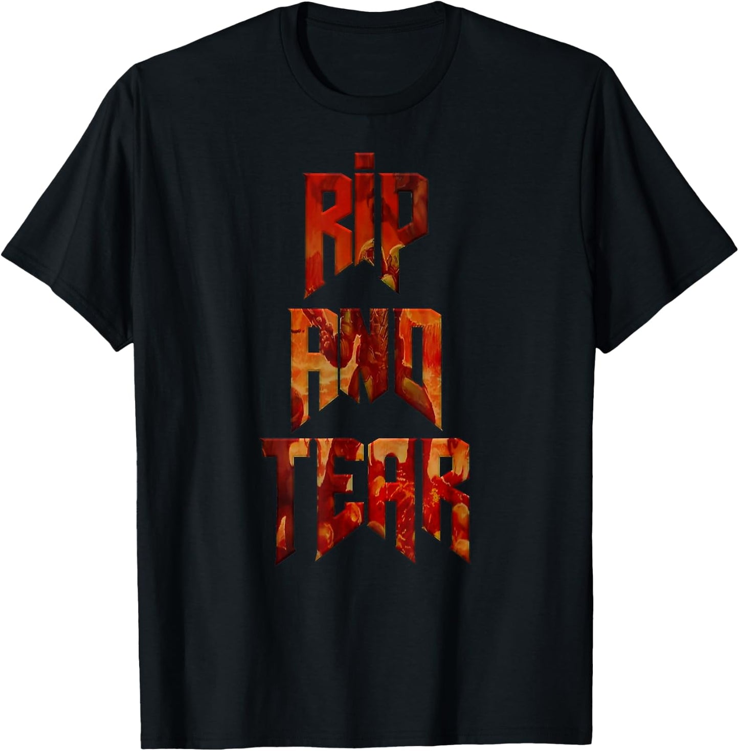 Rip And Tear Gym T-Shirt - T-Shirt | Black