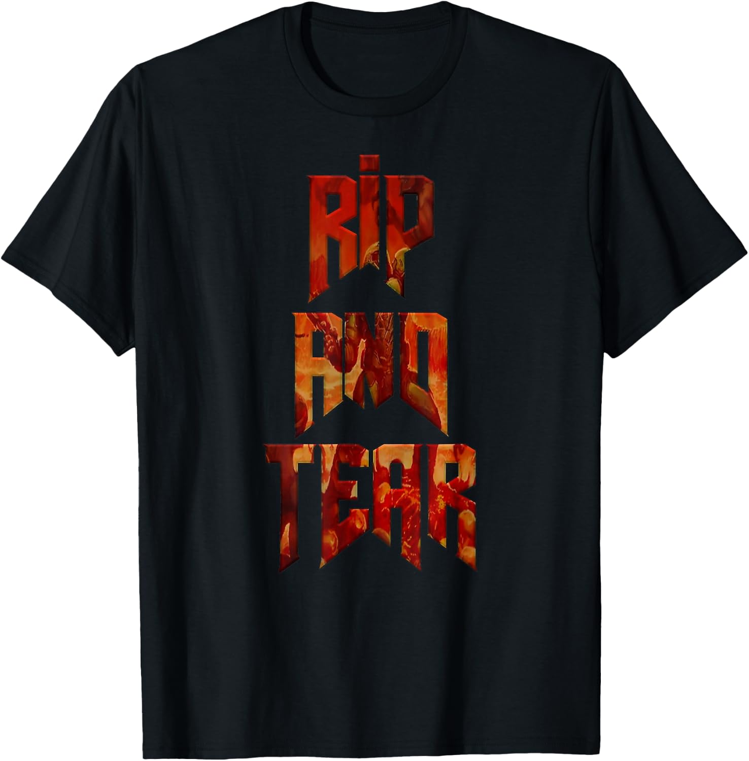 Rip And Tear Gym T-Shirt - T-Shirt | Black