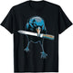 Crow With Knife T-Shirt - T-Shirt | Black