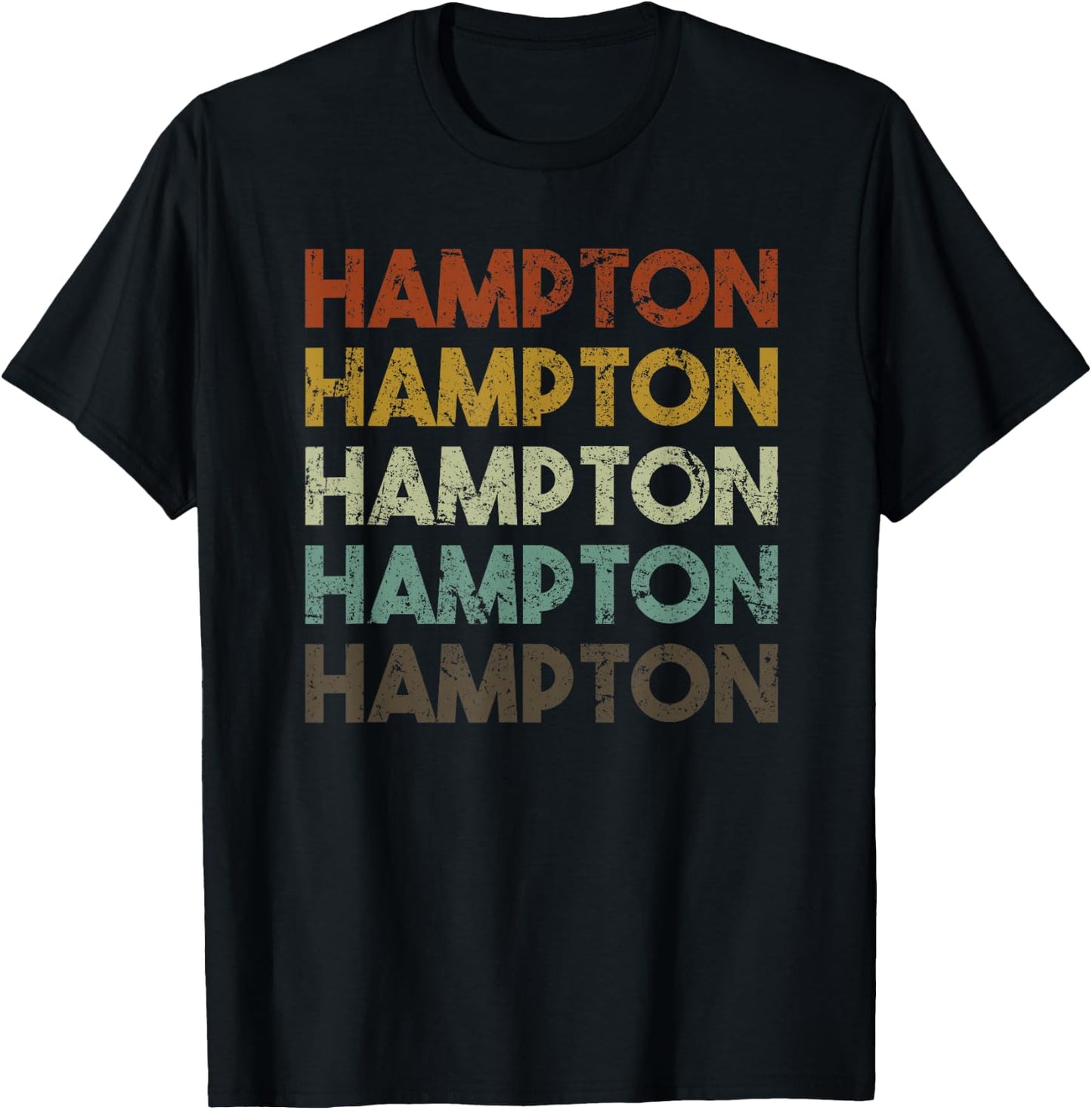 Hampton Virginia Home State T-Shirt - T-Shirt | Black