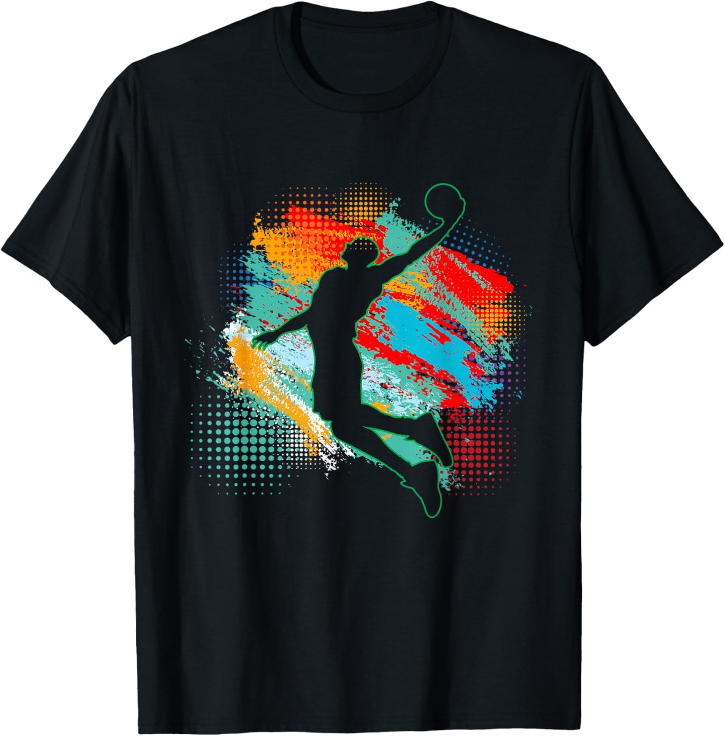 Basketball Sports Fan Men Kids Youth Player T-Shirt - T-Shirt | Black