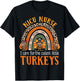 I Care For The Cutest Turkeys Thanksgiving Funny NICU Nurse T-Shirt - T-Shirt | Black