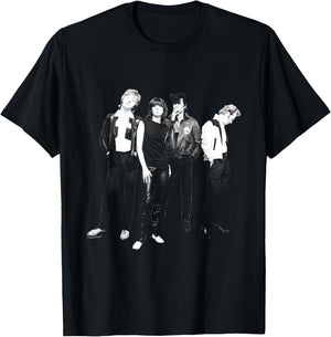 The Pretenders B&W Band Photo By Simon Fowler T-Shirt - T-Shirt | Black