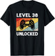 38th Birthday Shirts | 38 Year Old T-Shirt - T-Shirt | Black