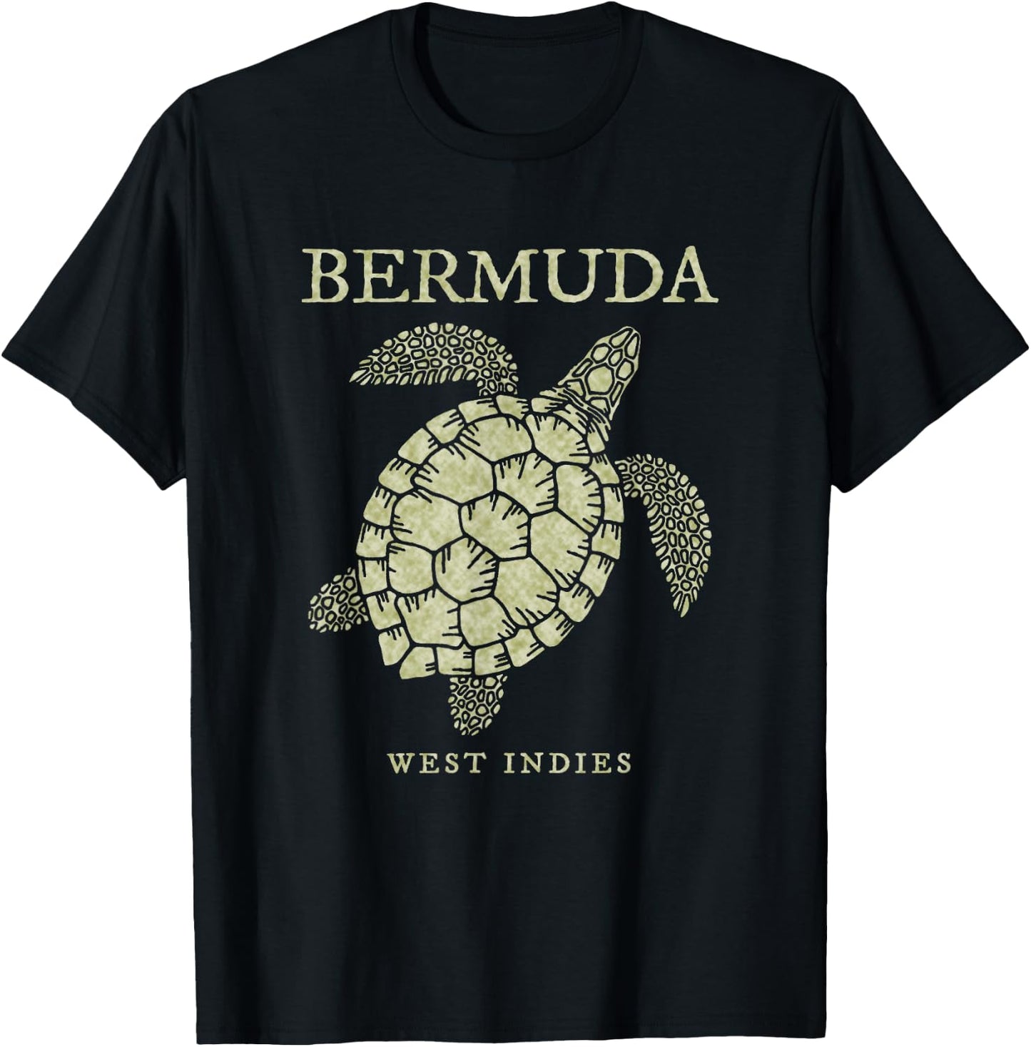 Bermuda Sea Turtle Girls Boys Toddler Souvenir T-Shirt - T-Shirt | Black